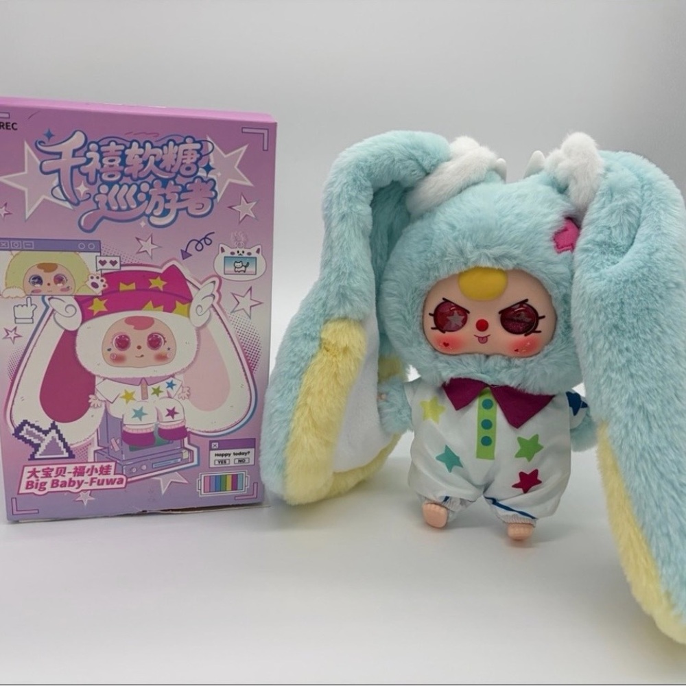 Big Baby Fuwa Y2K Collection Plush Series Bunny Doll – w/ special eyes